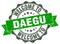 Welcome to Daegu seal