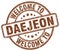 welcome to Daejeon stamp