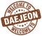 welcome to Daejeon stamp