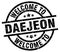 welcome to Daejeon stamp