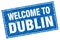 welcome to Dublin stamp