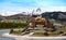 Welcome to El Chalten village sign. Fitz Roy