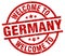 welcome to Germany stamp