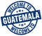 welcome to Guatemala stamp