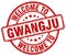 welcome to Gwangju stamp