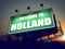 Welcome to Holland Billboard at Sunrise.