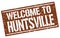 welcome to Huntsville stamp