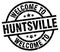 welcome to Huntsville stamp