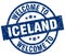 welcome to Iceland stamp