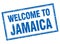 welcome to Jamaica stamp