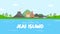 Welcome to jeju island background. Welcome to Jeju island in South Korea, traditional landmarks, symbols, popular place for