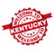 Welcome to Kentucky stamp
