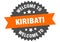 welcome to Kiribati. Welcome to Kiribati isolated sticker.