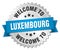 welcome to Luxembourg badge