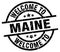 welcome to Maine stamp