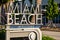 Welcome to Miami Beach sign on 5th Street