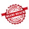 Welcome to Miami Beach stamp