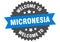 welcome to Micronesia. Welcome to Micronesia isolated sticker.