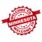 Welcome to Minnesota stamp