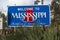 Welcome to Mississippi Sign