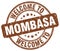 welcome to Mombasa stamp