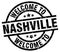 welcome to Nashville stamp