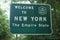 Welcome to New York Sign