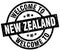 welcome to New Zealand stamp