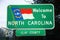 Welcome to North Carolina Sign