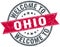 welcome to Ohio stamp