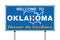 Welcome to Oklahoma road sign