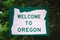 Welcome to Oregon State Sign