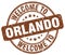 Welcome to Orlando stamp