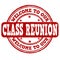 Welcome to our class reunion stamp