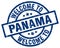 welcome to Panama stamp