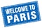 welcome to Paris stamp