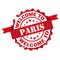 Welcome to Paris stamp