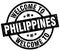 welcome to Philippines stamp