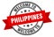 welcome to Philippines. Welcome to Philippines isolated stamp.