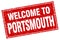 welcome to Portsmouth stamp