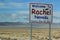 Welcome to Rachel Nevada Sign