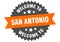 welcome to San Antonio. Welcome to San Antonio isolated sticker.