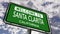 Welcome to Santa Clarita, California USA City Road Sign, Realistic 3D Animation