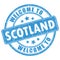 Welcome to Scotland vector stamp