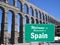 Welcome to Spain sign