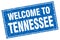 welcome to Tennessee stamp