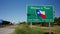 Welcome to Texas street sign on the highway - CADDO LAKE, UNITED STATES - NOVEMBER 05, 2022