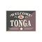 Welcome To Tonga Word Text with Creative Font Design Vector Illustration. - Vector