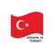 Welcome to Turkey- Vector illustration design for banner, t shirt graphics, fashion prints, slogan tees, stickers, cards, posters