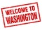 welcome to Washington stamp